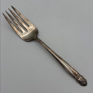 Silver Plate Serving Fork